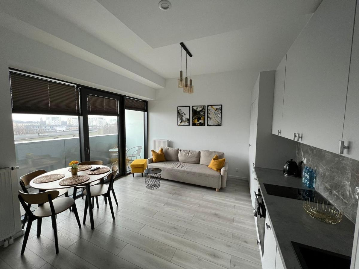Miodowy Apartament W Hanza Tower -Sauna&Pool Stettin Exterior foto